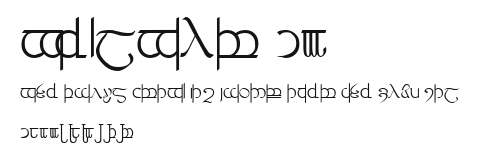 Tengwar 03 Preview