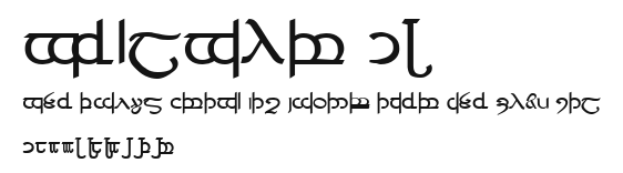 Tengwar 04 Preview