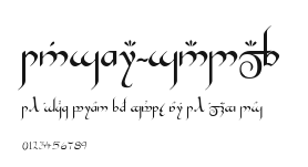 Tengwar-Gandalf Preview