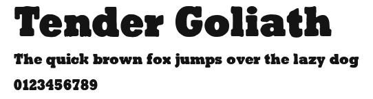Tender Goliath Preview