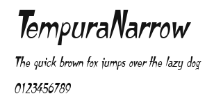 TempuraNarrow Preview