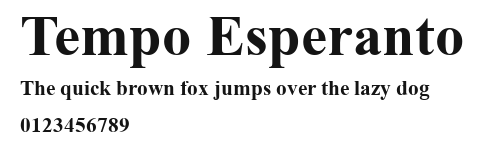 Tempo Esperanto Preview