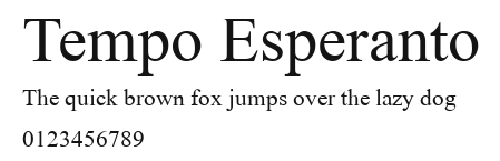 Tempo Esperanto Preview