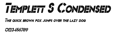 Templett S Condensed Preview
