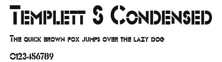 Templett S Condensed Preview