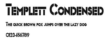 Templett Condensed Preview