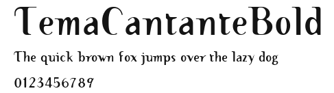 TemaCantanteBold Preview
