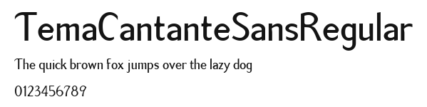 TemaCantanteSansRegular Preview