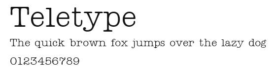 Teletype Preview