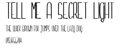 Tell me a secret light Preview