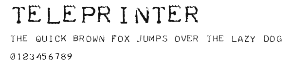 Teleprinter Preview