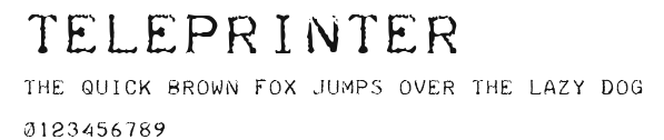 Teleprinter Preview