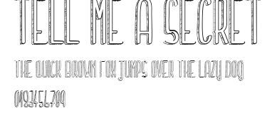 Tell me a secret Preview