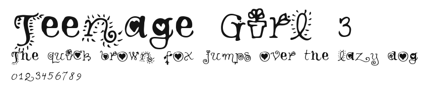 Teenage Girl 3 Preview