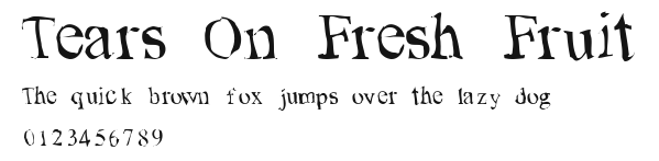 Tears On Fresh Fruit Preview