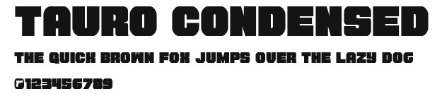 Tauro Condensed Preview