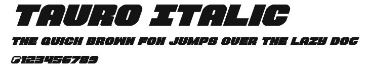 Tauro Italic Preview