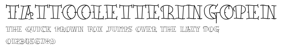 TattooLetteringOpen Preview