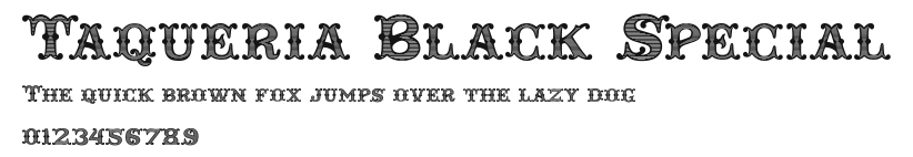Taqueria Black Special Preview