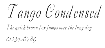 Tango Condensed Preview