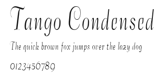 Tango Condensed Preview