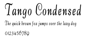 Tango Condensed Preview