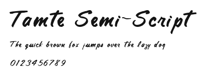 Tamte Semi-Script Preview