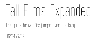 Tall Films Expanded Preview