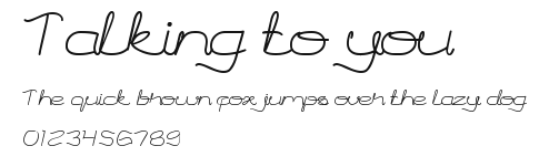 Talking to you Preview