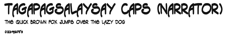 Tagapagsalaysay Caps (Narrator) Preview
