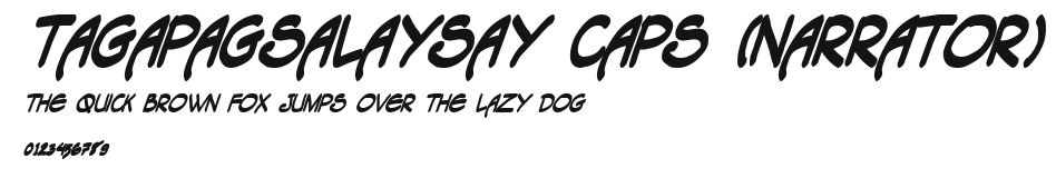 Tagapagsalaysay Caps (Narrator) Preview