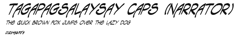 Tagapagsalaysay Caps (Narrator) Preview