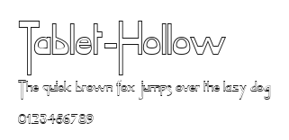 Tablet-Hollow Preview