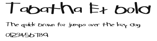Tabatha Ex bold Preview