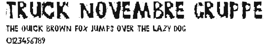TRUCK NOVEMBRE GRUPPE Preview