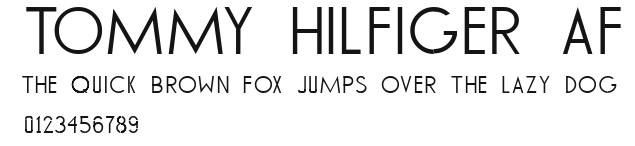 TOMMY HILFIGER AF Preview