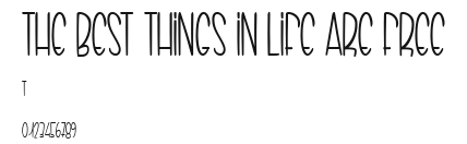 THE BEST THINGS IN LIFE ARE FREE Preview