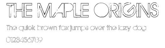THE MAPLE ORIGINS Preview