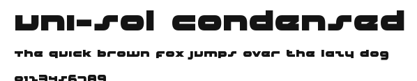 uni-sol Condensed Preview