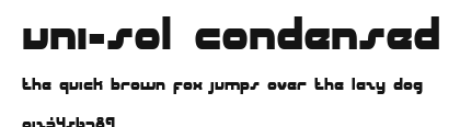 uni-sol condensed Preview