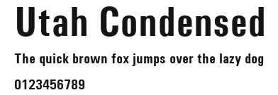 Utah Condensed Preview