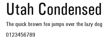 Utah Condensed Preview