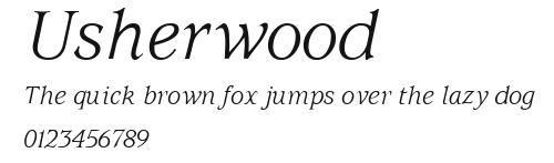 Usherwood Preview