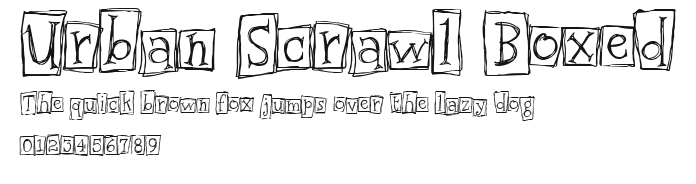 Urban Scrawl Boxed Preview