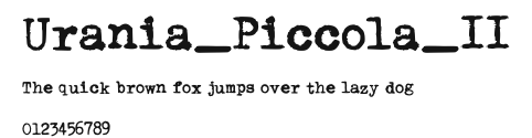 Urania_Piccola_II Preview