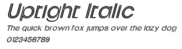 Uptight Italic Preview