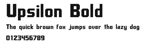 Upsilon Bold Preview