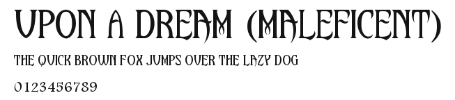 Upon A Dream (Maleficent) Preview