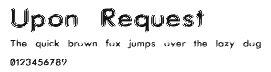 Upon Request Preview