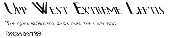 Upp West Extreme Leftis Preview